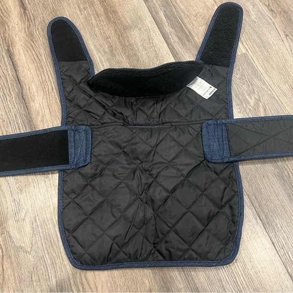 NEW Carhartt Blue Denim Insulated Dog Chore Coat Medium M Warmest Walking - Picture 4 of 13